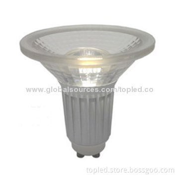 Waterproof Crystal Dimmable COB 6W GU10 LED Spotlight